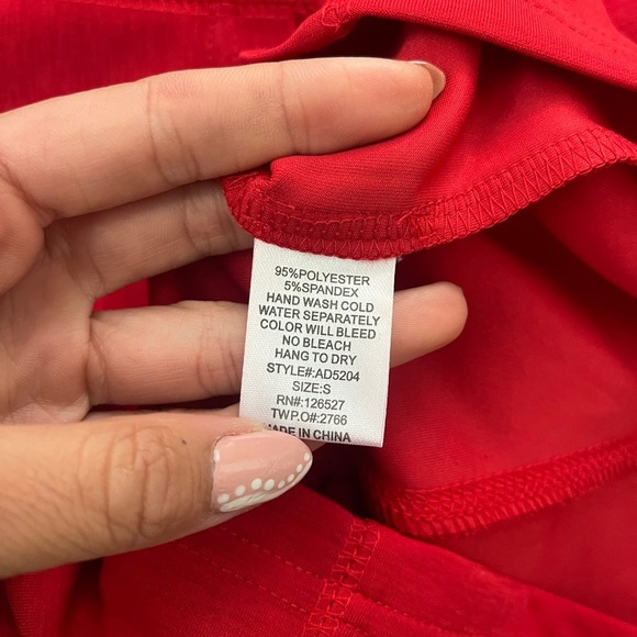 Alythea Bandage Red Mini Dress - Picture 7 of 10